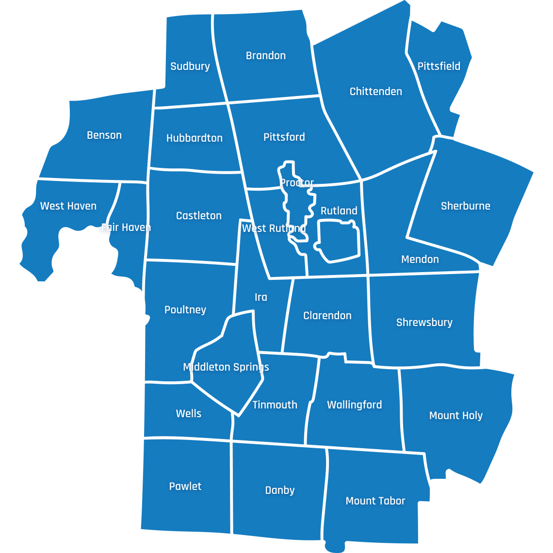 Rutland County Service Map